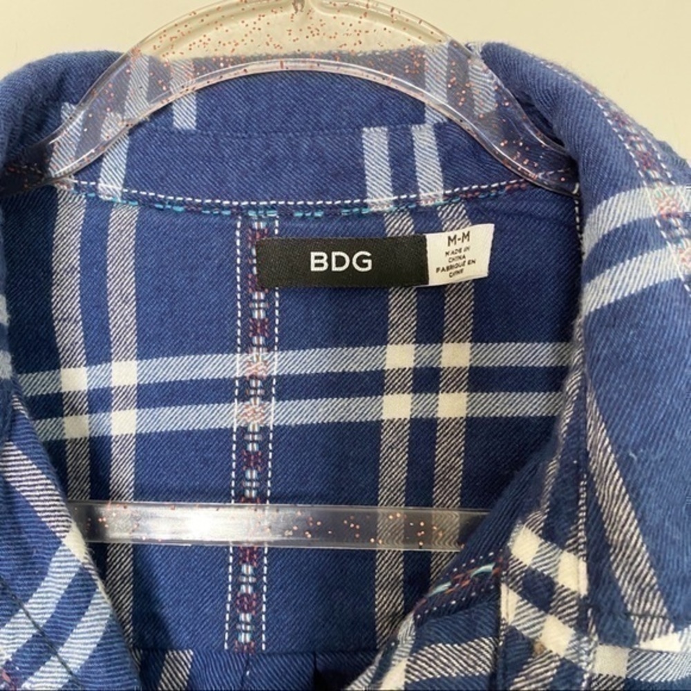 BDG flannel button down shirt size M - Picture 5 of 8